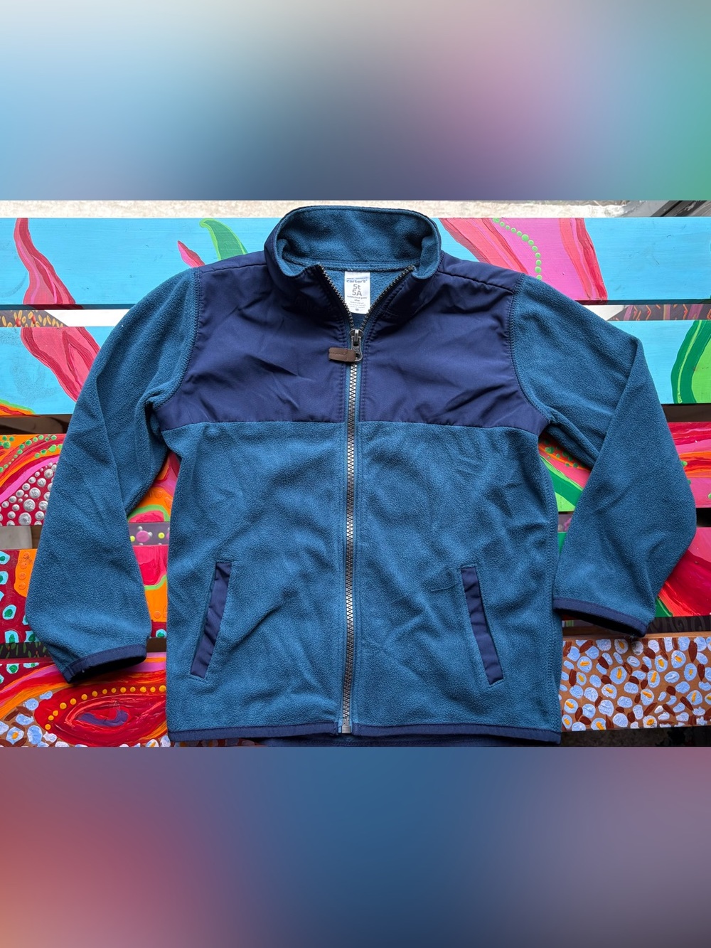 Carter's Fleece Zip-Up Jacket Kids Size 5T